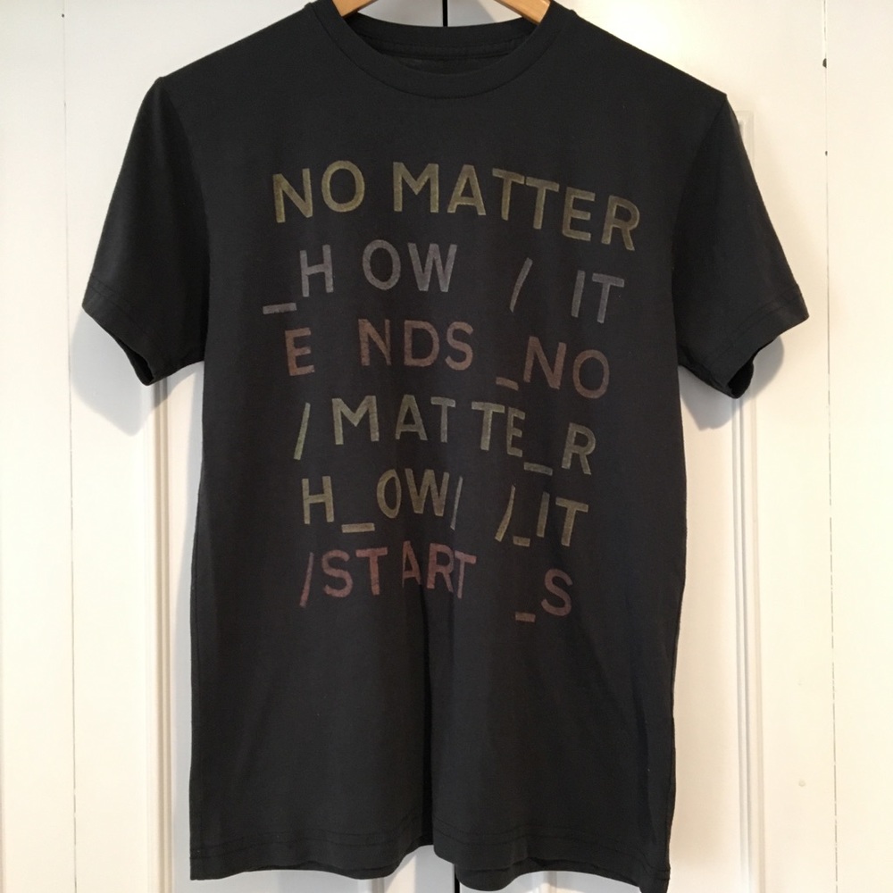 Radiohead t-shirt In Rainbows concert